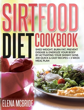 Hardcover Sirtfood Diet Cookbook Book