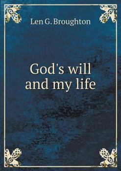 Paperback God's will and my life Book
