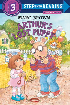 Paperback Arthur's Lost Puppy [With Stickers] Book