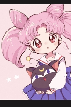 Journal: Sailor Moon Soft Glossy Cover Journal Lined Pages Book 6 x 9 Inches 110 Pages