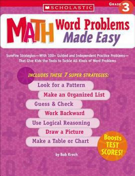 Paperback Math Word Problems Made Easy: Grade 3 Book