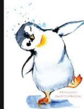 Paperback Penguin Sketchbook: Blank Penguin Sketch Book, 8.5 x 11, 125 Pages Book