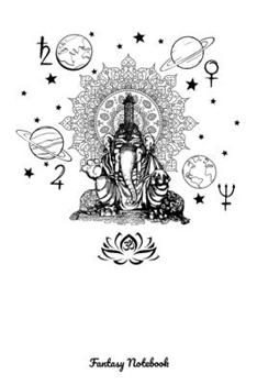 Paperback Fantasy Notebook: Ganesha Meditation Notebook Book