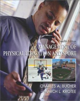 Hardcover Management of Physical Education and Sport Book