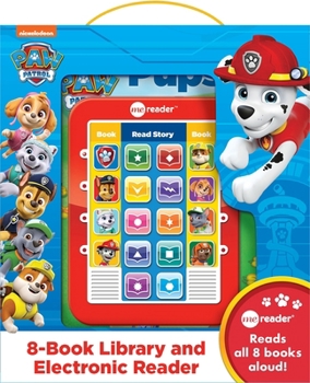 Hardcover Nickelodeon Paw Patrol: 8-Book Library and Electronic Reader Sound Book Set [With Electronic Reader and Battery] Book
