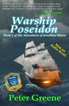 Paperback Warship Poseidon: Book 1 of The Adventures of Jonathan Moore Book