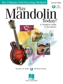 Paperback Play Mandolin Today! Level One: A Complete Guide to the Basics [With CD (Audio)] Book