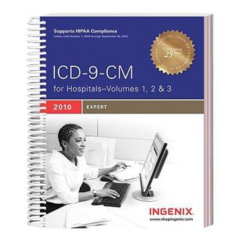 Spiral-bound ICD-9-CM Expert for Hospitals 2010, Volumes 1, 2, 3 Book