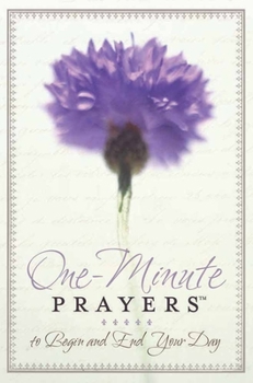 Hardcover One-Minute Prayers to Begin and End Your Day Book