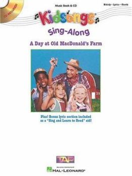 Paperback A Day at Old MacDonald's Farm: Kidsongs Sing-Along Book