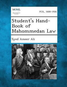 Paperback Student's Hand-Book of Mahommedan Law Book