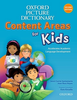 Paperback Oxford Picture Dictionary Content Area for Kids English Dictionary Book