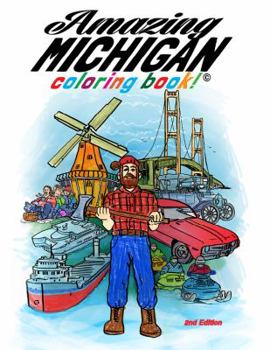 Paperback Amazing Michigan Coloring Book