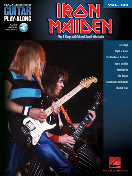 Paperback Iron Maiden: Guitar Play-Along Volume 130 Book