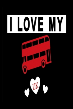 Paperback Notizbuch I love my UK: Simple notebook for England fans Book