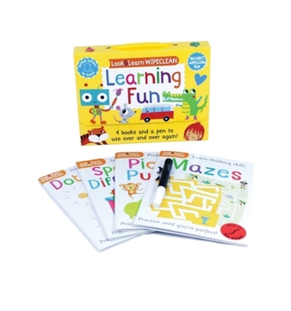 Hardcover Learning Fun: Four Books and a Pen to Use Over & Over Again! Book
