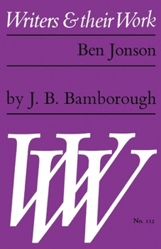 Paperback Ben Jonson Book