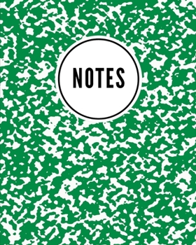 Paperback Notes: School Marble Green - Cute Writing Notebook For School, Home & Office - [Classic] Book