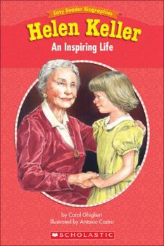 Paperback Easy Reader Biographies: Helen Keller: An Inspiring Life Book