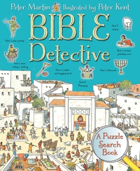 Hardcover Bible Detective: A Puzzle Search Book