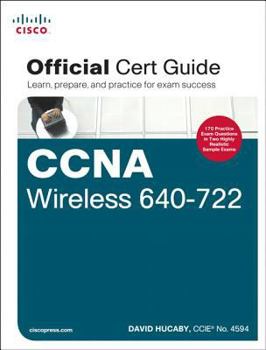 Hardcover CCNA Wireless 640-722 Official Cert Guide [With CDROM] Book