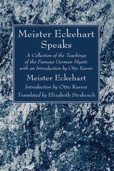 Paperback Meister Eckehart Speaks Book