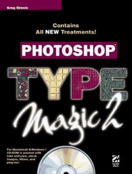 Paperback Photoshop Type Magic: With CDROM Book