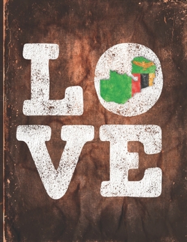 Paperback Love: Zambia Flag Cute Personalized Gift for Zambian Friend 2020 Calendar Daily Weekly Monthly Planner Organizer Book