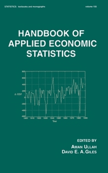 Hardcover Handbook of Applied Economic Statistics Book