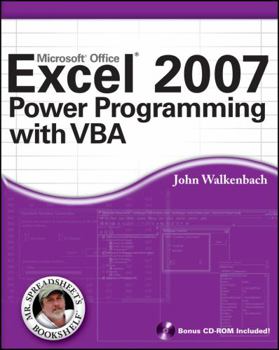 Paperback Excel 2007 Power Programming with VBA [With CDROM] Book