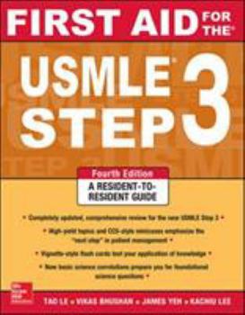 Paperback First Aid for the USMLE Step 3 Book