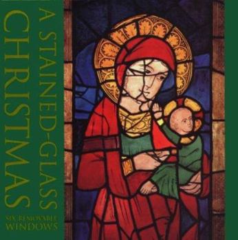 Hardcover A Stained Glass Christmas Book
