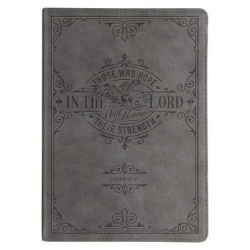 Imitation Leather Journal Classic Hope in the Lord Isaiah 40:31 Book