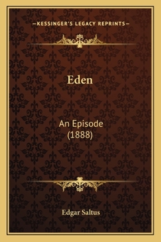 Paperback Eden: An Episode (1888) Book