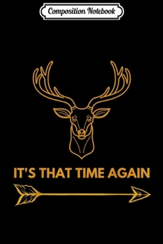 Composition Notebook: Deer Hunting Bow Game Animals by Archery Arrow  Journal/Notebook Blank Lined Ruled 6x9 100 Pages