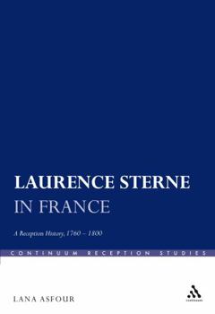 Hardcover Laurence Sterne in France Book