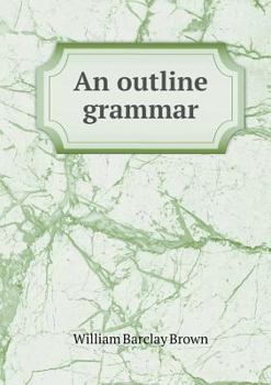 Paperback An outline grammar Book