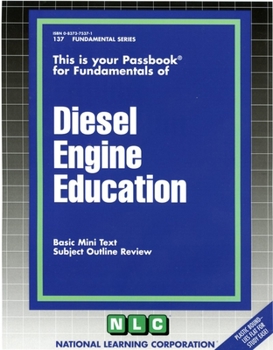 Spiral-bound Diesel Engine Education: Passbooks Study Guide Book