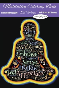 Paperback The Meditation Coloring Book