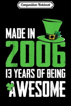 Composition Notebook: St Patricks Day Vintage 1989 30th Birthday Irish Gif Journal/Notebook Blank Lined Ruled 6x9 100 Pages