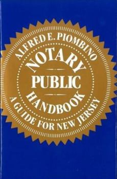 Hardcover Notary Public Handbook: A Guide for New Jersey Book