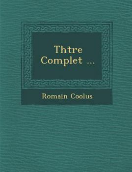 Paperback Th Tre Complet ... [French] Book