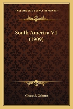 Paperback South America V1 (1909) Book