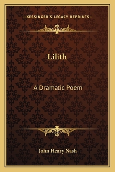 Paperback Lilith: A Dramatic Poem Book