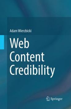 Paperback Web Content Credibility Book