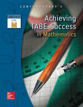 Paperback Achieving Tabe Success in Mathematics, Level M Workbook Book