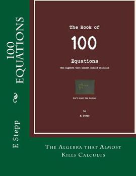 Paperback 100 Equations: The Algebra that Almost Kills Calculus Book