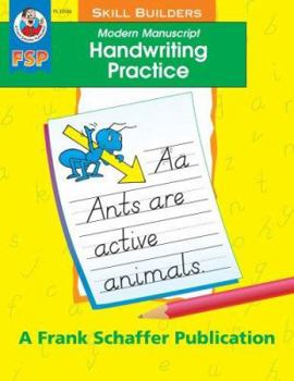 Paperback Modern Manuscript Handwriting Practice Skill Builder Book