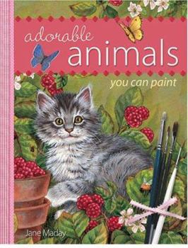 Paperback Adorable Animals You Can Paint Book