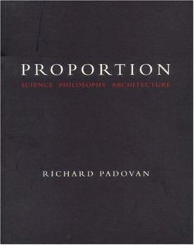 Paperback Proportion: Science, Philosophy, Architecture Book